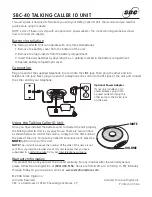 SBC SBC-40 User Manual preview