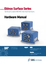 SBG Ekinox Surface Series Hardware Manual предпросмотр