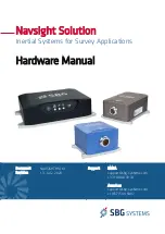 SBG Navsight Apogee IMU Hardware Manual preview