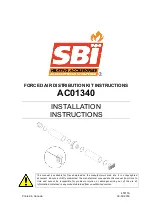 SBI AC01340 Installation Instructions Manual preview