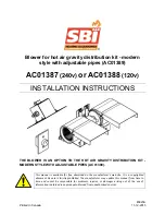 SBI AC01387 Installation Instructions Manual preview