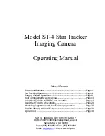 SBIG ST-4 Operating Manual preview