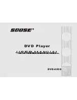 Предварительный просмотр 1 страницы SBose DVD-4008 User Manual