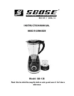 Предварительный просмотр 1 страницы SBose SB-138 Instruction Manual