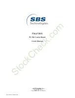 SBS Technologies Flex/104A User Manual preview