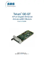 Preview for 1 page of SBS Technologies Telum GE-QT User Manual