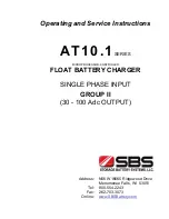 SBS AT10.1 SERIES Operating And Service Instructions preview