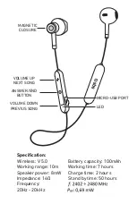 Preview for 2 page of SBS BT780 Double User Manual