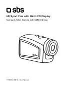 SBS HD Sport Cam with Mini LCD Display User Manual preview