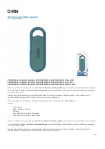 Preview for 1 page of SBS Pop TEPOPSPEAKBT Quick Start Manual