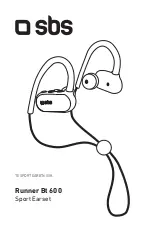 SBS Runner Bt 600 User Manual preview