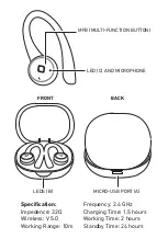 Preview for 2 page of SBS RUNNER PRO TWS Runner Hawks User Manual