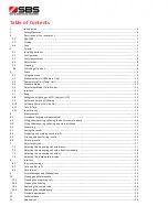 Preview for 2 page of SBS SBS-2500 Instruction Manual