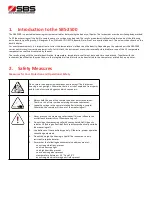 Preview for 3 page of SBS SBS-2500 Instruction Manual