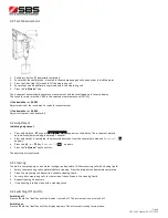 Preview for 8 page of SBS SBS-2500 Instruction Manual