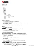 Preview for 19 page of SBS SBS-2500 Instruction Manual