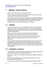 Preview for 6 page of SBS SBS-3510 Instruction Manual And Safety Information