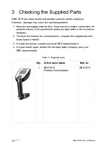 Preview for 14 page of SBS SBS-3510 Instruction Manual And Safety Information