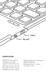 Preview for 2 page of SBS TABOOKPRO11KBOARD User Manual