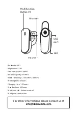 Предварительный просмотр 2 страницы SBS TEEARSETBT100K User Manual