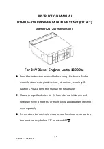 SC POWER SCB90Pro24 Instruction Manual preview