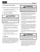 Preview for 14 page of SCAC YV14-EA190 Operator'S Manual