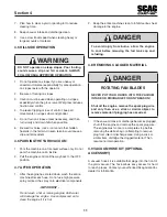 Preview for 15 page of SCAC YV14-EA190 Operator'S Manual