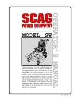 Scag Power Equipment 48A-17KA Operator'S Manual preview