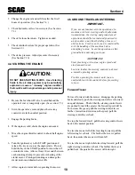 Preview for 13 page of Scag Power Equipment 52B-22CH Operator'S Manual