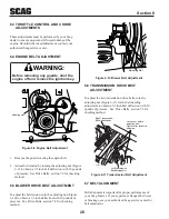 Предварительный просмотр 34 страницы Scag Power Equipment 70001, 79999 Operator'S Manual