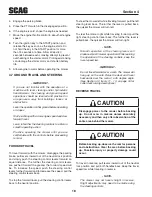 Предварительный просмотр 24 страницы Scag Power Equipment CHEETAH II Operator'S Manual