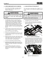 Предварительный просмотр 27 страницы Scag Power Equipment CHEETAH II Operator'S Manual