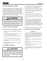 Preview for 22 page of Scag Power Equipment CHEETAH SCZ SCZ61V-31FX Operator'S Manual