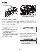 Preview for 34 page of Scag Power Equipment CHEETAH SCZ SCZ61V-31FX Operator'S Manual