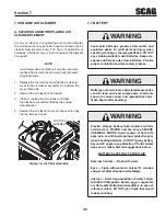 Preview for 45 page of Scag Power Equipment CHEETAH SCZ SCZ61V-31FX Operator'S Manual