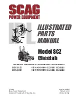Preview for 1 page of Scag Power Equipment CHEETAH SCZ Illustrated Parts Manual
