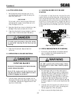 Preview for 21 page of Scag Power Equipment Cheetah SCZ48V-22FX Operator'S Manual