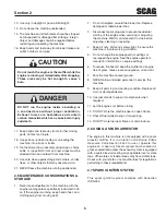 Preview for 9 page of Scag Power Equipment CLASSIC LBC15-BS950 Operator'S Manual