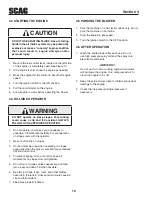 Preview for 14 page of Scag Power Equipment EXTREME LBX15-BV10 Operator'S Manual