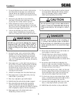 Preview for 9 page of Scag Power Equipment FREEDOM Z SFZ36-17KA Operator'S Manual