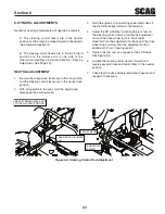 Предварительный просмотр 27 страницы Scag Power Equipment Freedom Z SFZ36-18FS Operator'S Manual