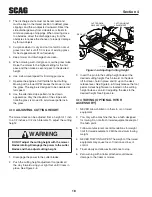 Preview for 22 page of Scag Power Equipment Freedom Z SFZ52-27BS Operator'S Manual