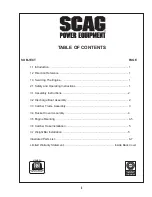 Предварительный просмотр 3 страницы Scag Power Equipment GC-STT-6KH Operator'S Manual