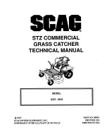 Предварительный просмотр 1 страницы Scag Power Equipment Grass Catcher GCZ-5KH Technical Manual