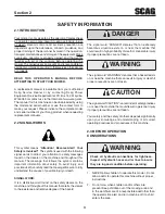 Preview for 7 page of Scag Power Equipment H2700001 Operator'S Manual