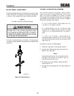 Preview for 25 page of Scag Power Equipment H2700001 Operator'S Manual