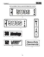 Preview for 63 page of Scag Power Equipment H2700001 Operator'S Manual