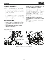 Предварительный просмотр 27 страницы Scag Power Equipment SFZ52-23FS Operator'S Manual