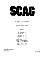 Предварительный просмотр 1 страницы Scag Power Equipment SLM 40T Technical Manual