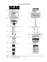 Предварительный просмотр 31 страницы Scag Power Equipment SLM 40T Technical Manual